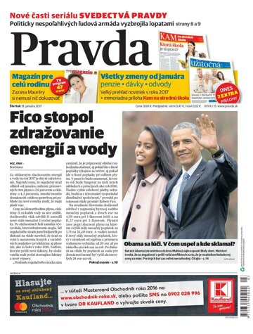 Obálka e-magazínu Pravda 19.1.2017