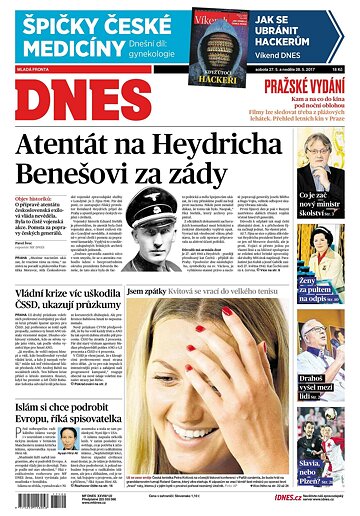 Obálka e-magazínu MF Dnes 27.5.2017