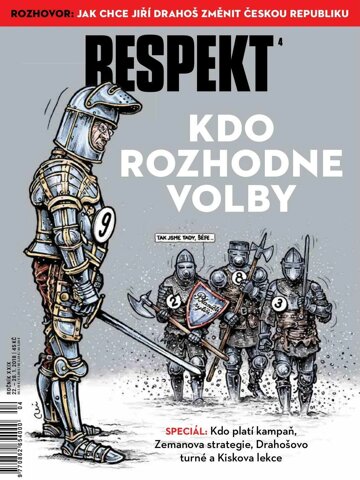 Obálka e-magazínu Respekt 4/2018