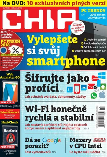 Obálka e-magazínu CHIP 5/2018