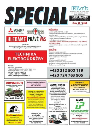 Obálka e-magazínu Special 10/2018