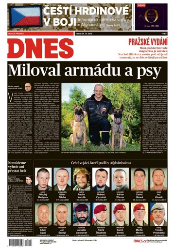 Obálka e-magazínu MF Dnes 24.10.2018