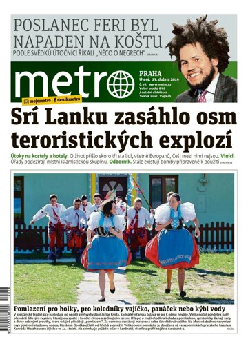 Obálka e-magazínu deník METRO 23.4.2019