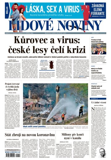 Obálka e-magazínu Lidové noviny 23.5.2020