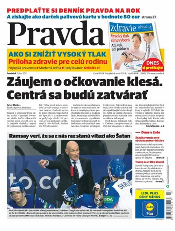 Obálka e-magazínu Pravda Dennik 7. 6. 2021