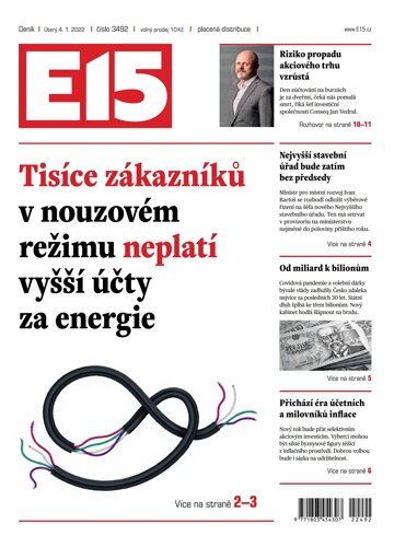 Obálka e-magazínu E15 4.1.2022