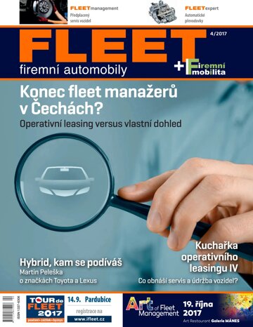 Obálka e-magazínu FLEET firemní automobily 4/2017