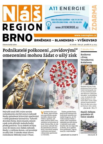 Obálka e-magazínu Náš Region - Brno 38/2023