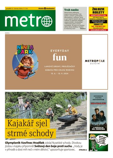 Obálka e-magazínu deník METRO 17.6.2024