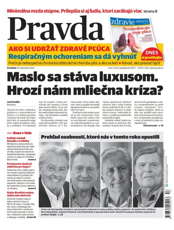 Obálka e-magazínu Pravda 30. 12. 2024