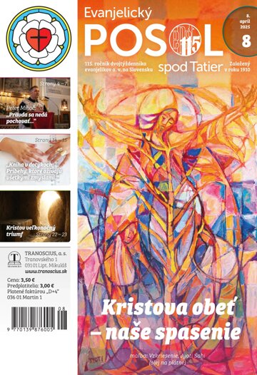 Obálka e-magazínu Evanjelický posol spod Tatier 8/2025