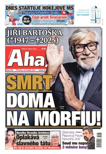 Obálka e-magazínu AHA! 9.5.2025