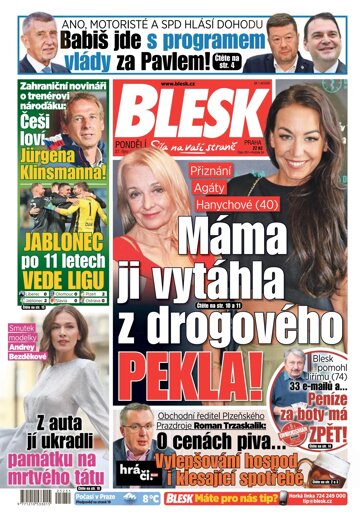 Obálka e-magazínu Blesk 27.10.2025