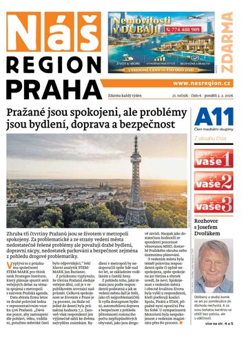 Obálka e-magazínu Náš Region - Praha 6/2026