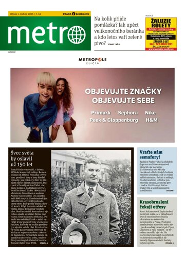 Obálka e-magazínu deník METRO 1.4.2026