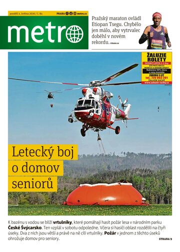 Obálka e-magazínu deník METRO 4.5.2026