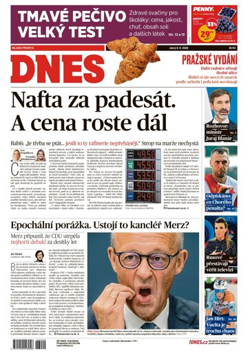 Obálka e-magazínu MF Dnes 8.9.2026