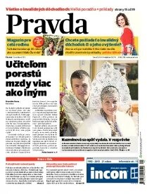 Obálka e-magazínu Pravda 10. 10. 2013