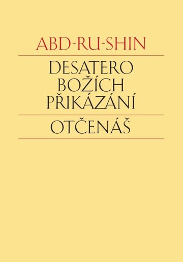 Obálka knihy Desatero Božích přikázání
