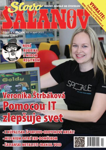 Obálka e-magazínu Slovo Šaľanov 4/2015