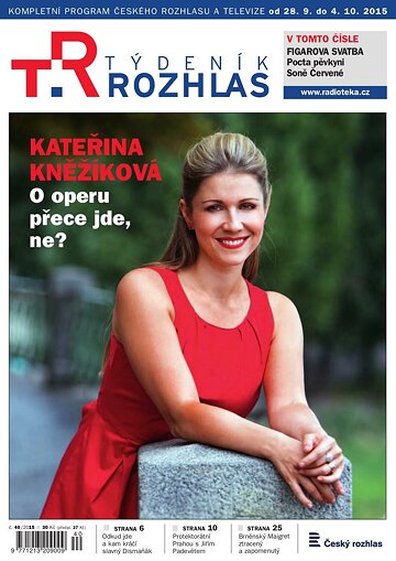 Obálka e-magazínu Týdeník Rozhlas 40/2015