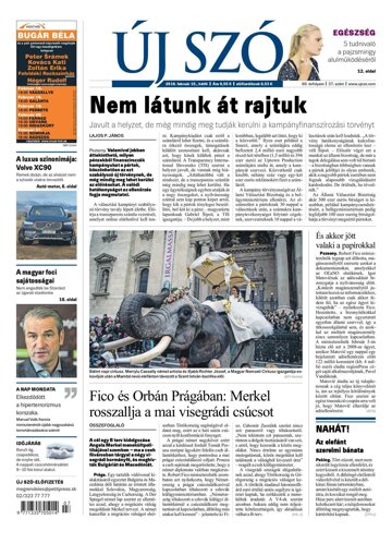 Obálka e-magazínu Új Szó 15.2.2016