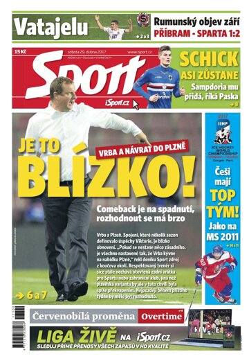 Obálka e-magazínu Sport 29.4.2017