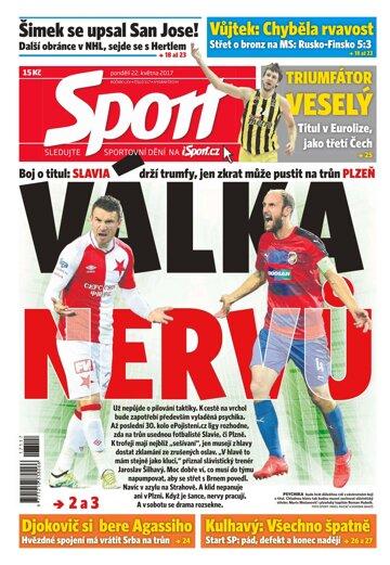 Obálka e-magazínu Sport 22.5.2017