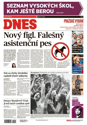 Obálka e-magazínu MF Dnes 16.8.2019