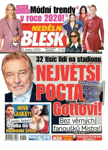 Obálka e-magazínu Nedělní Blesk 5.1.2019