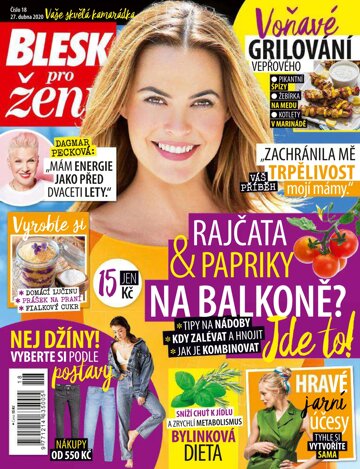 Obálka e-magazínu Blesk pro ženy 18/2020