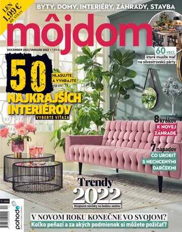 Obálka e-magazínu Môj dom 12/2021 - 1/2022