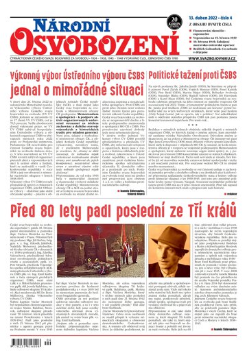 Obálka e-magazínu Národní Osvobození 4/2022