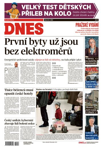 Obálka e-magazínu MF Dnes 26.4.2022