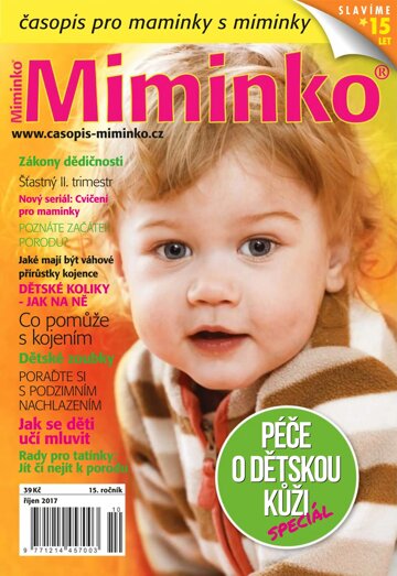 Obálka e-magazínu Miminko 10/2017
