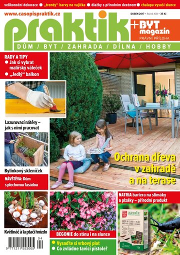 Obálka e-magazínu PRAKTIK & příloha Byt magazín 4/2017