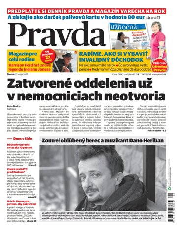 Obálka e-magazínu Pravda 25. 05. 2023