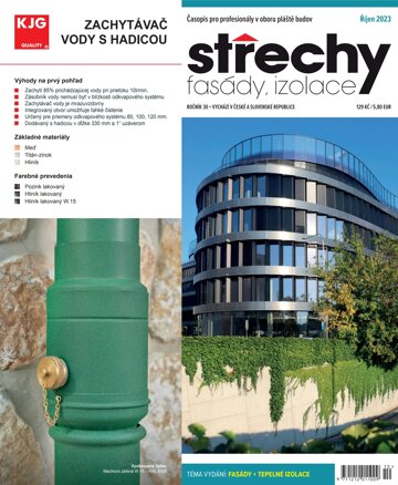 Obálka e-magazínu Střechy, Fasády, Izolace 10/2023