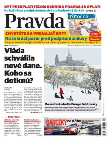 Obálka e-magazínu Pravda 5. 12. 2023