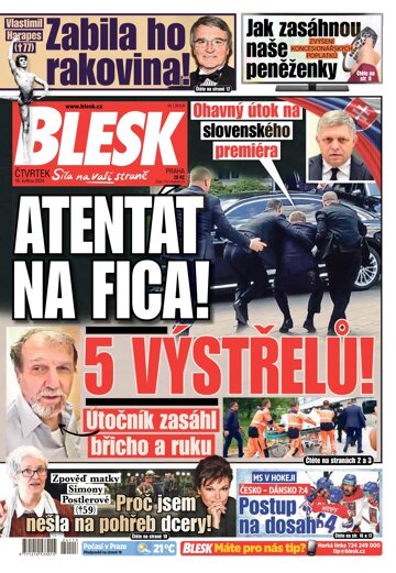 Obálka e-magazínu Blesk 16.5.2024