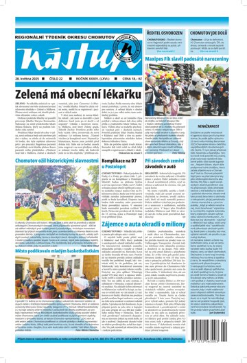 Obálka e-magazínu Nástup 22/25
