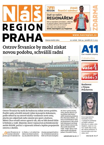 Obálka e-magazínu Náš Region - Praha 34/2025