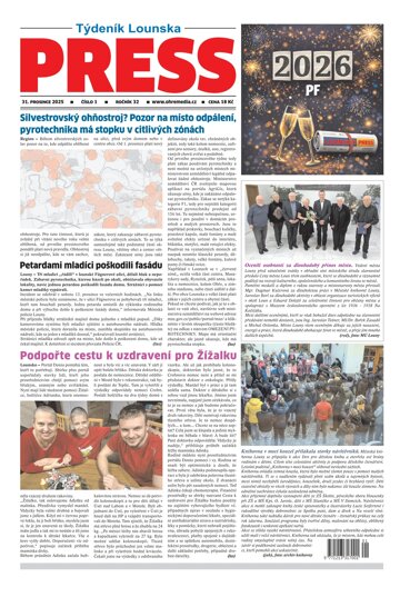 Obálka e-magazínu Lounský press 1/26
