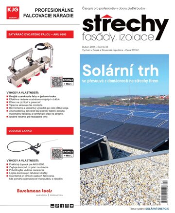 Obálka e-magazínu Střechy, Fasády, Izolace 4/2026