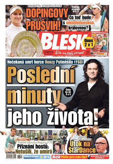 Obálka e-magazínu Blesk 18.4.2026