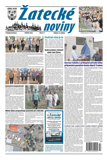 Obálka e-magazínu Žatecké noviny 17/26