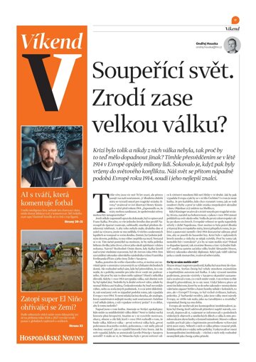 Obálka e-magazínu Hospodářské noviny - příloha Víkend 112 - 12.6.2026 Víkend