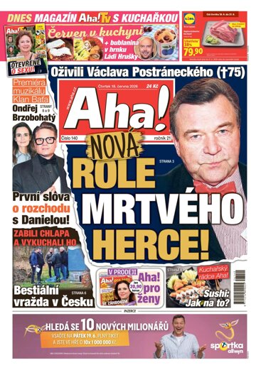 Obálka e-magazínu AHA! 18.6.2026