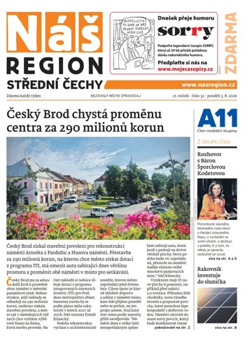 Obálka e-magazínu Náš Region - Střední Čechy 32/2026