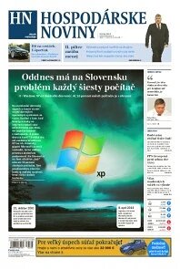 Obálka e-magazínu Hospodárske noviny 08.04.2014